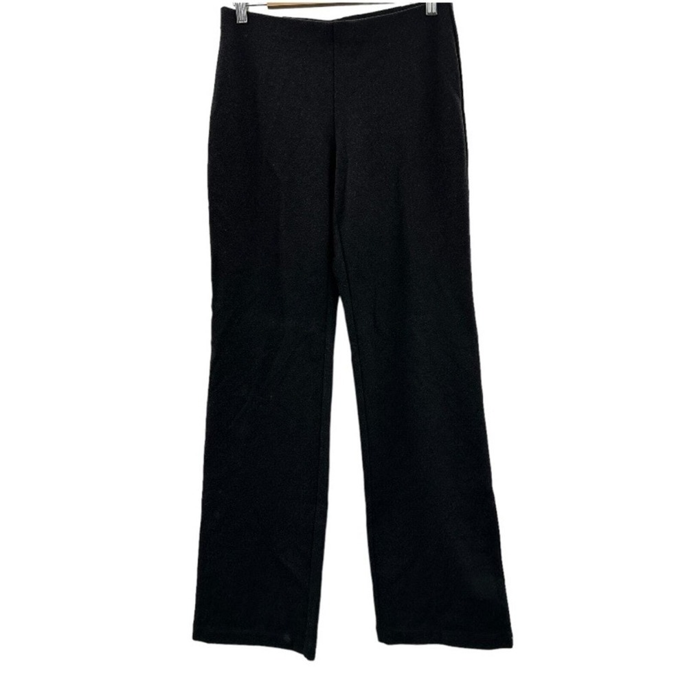 Eileen Fisher Dark Gray Mid Rise Straight Leg Pull On Dress Pants Size XS